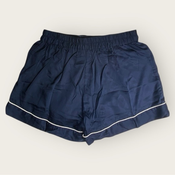 NWT | Ettitude | Signature Sateen Shortie | Ocean/White | Small - Picture 3 of 13